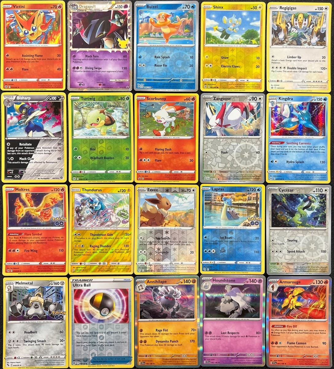 Pokémon TCG 150 Card Lot 2 Ultra Rares, 35 Holos, 5 Rares, 110 C/UC! thumbnail 3