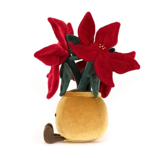 Amuseables Poinsettia Plush 24cm 9.45'' ToyJellycatDol<wbr/>l Doll Gifts Plant Toy- thumbnail 2