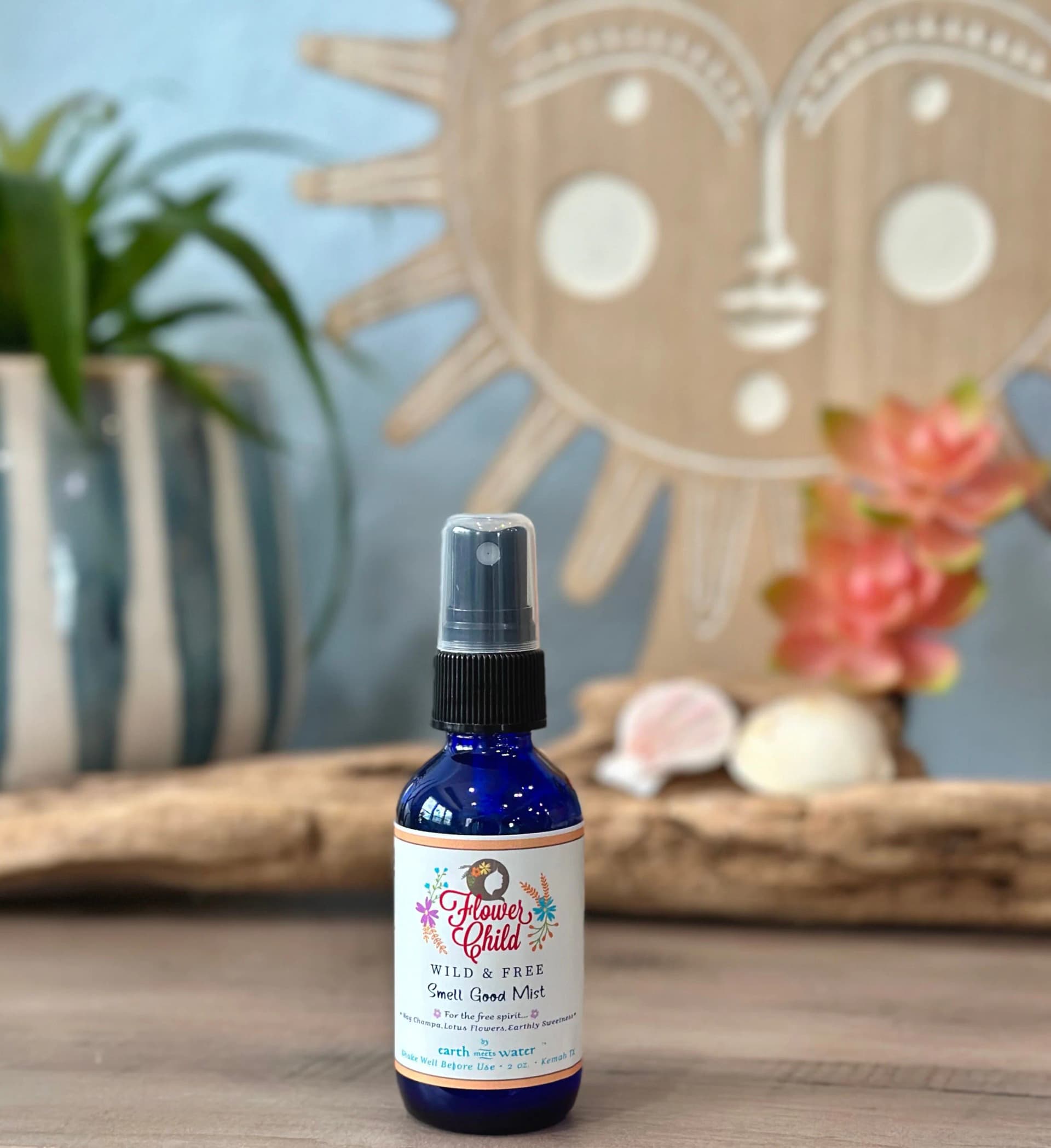 Wild & Free Mist: Nag Champa,  Lotus, Lilac, Earthy Scent (2 oz) - Image 1