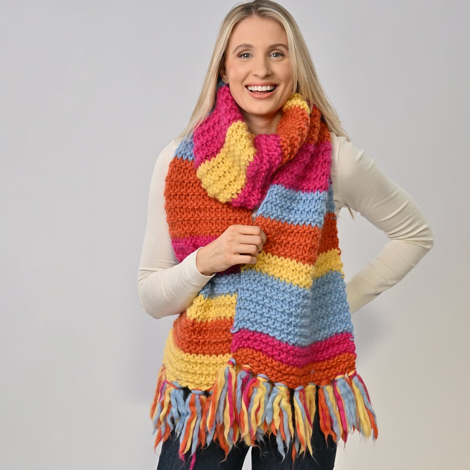Scarf Knitting Kit by Wool Couture