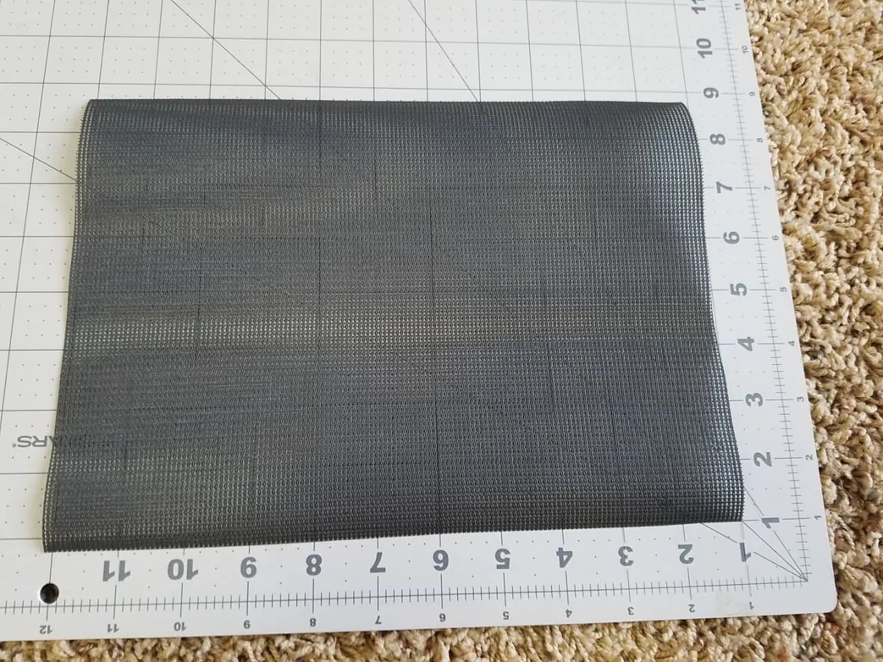 8.5" x11" Costume Vison Mesh | Black | Paintable, waterproof, will not warp | for Mascot, Mascot or cosplay vision - Image 1
