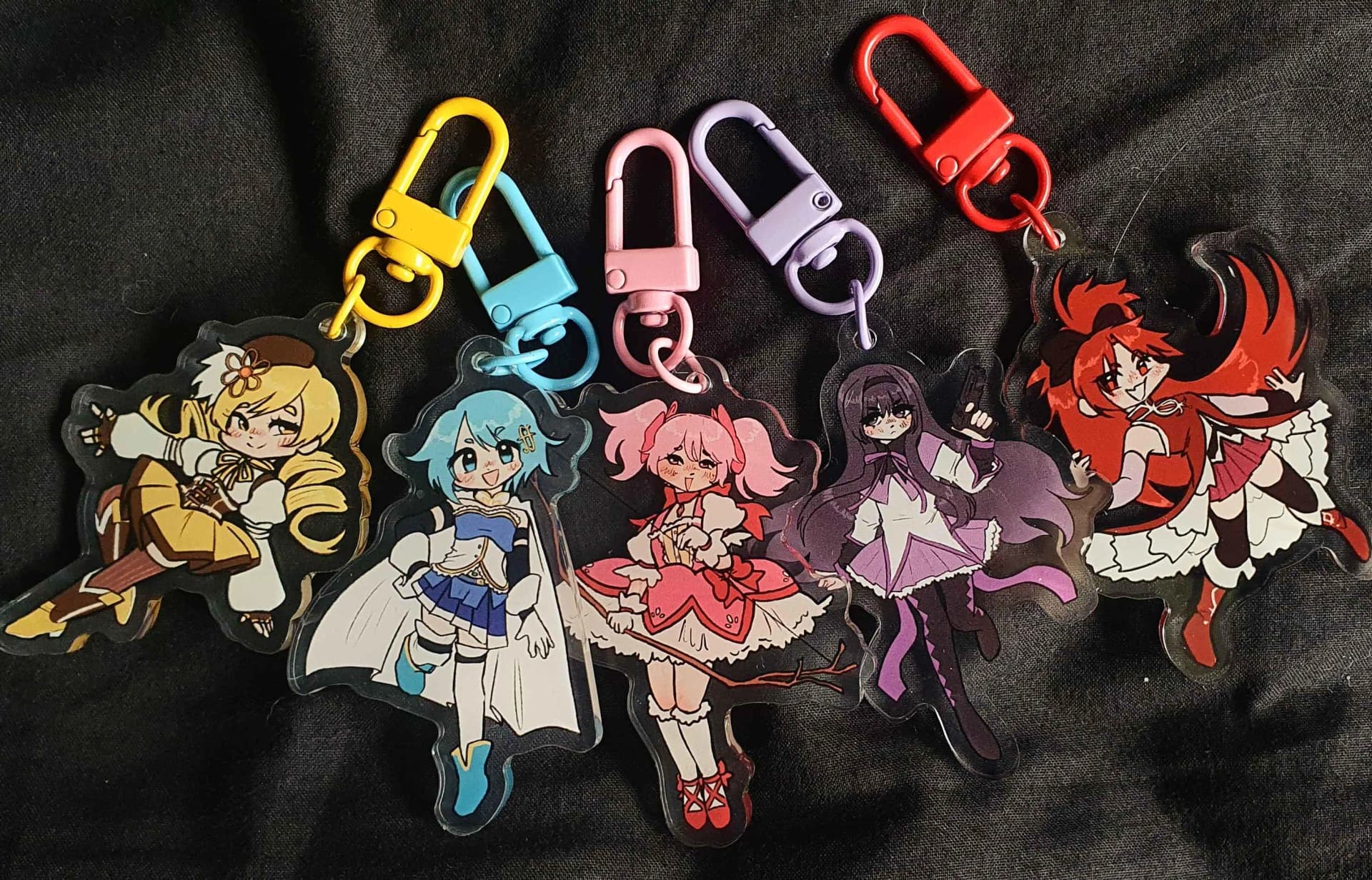 2.5" Madoka Magica Keychains - Image 1