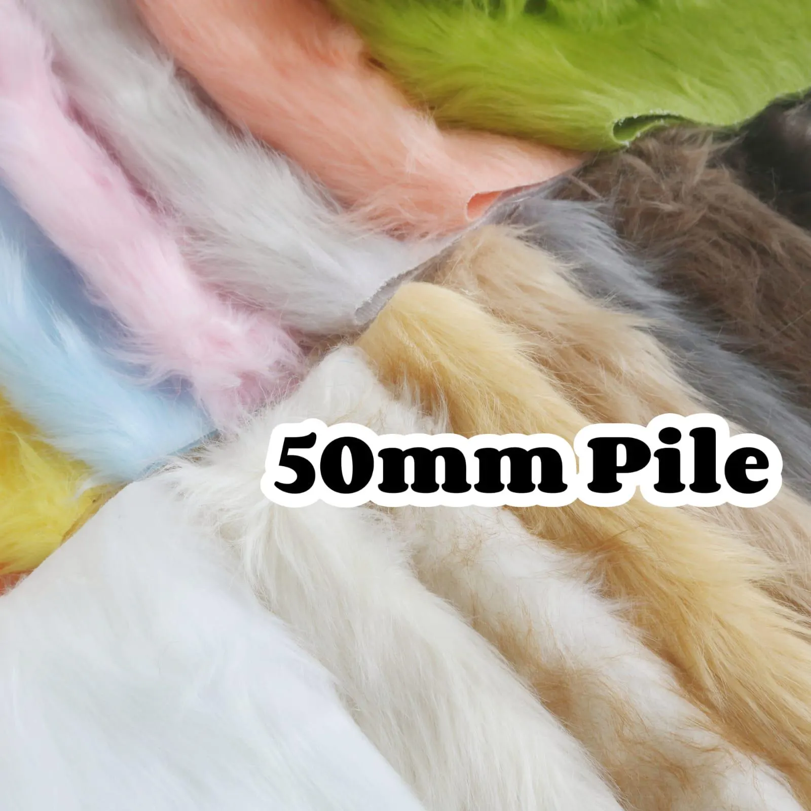 Shaggy long pile faux fur 50mm Fuzzy fur fabric Wolf long haired fox faux fur fabric material High pile synthetic fake fur fursuit B13 - Image 1