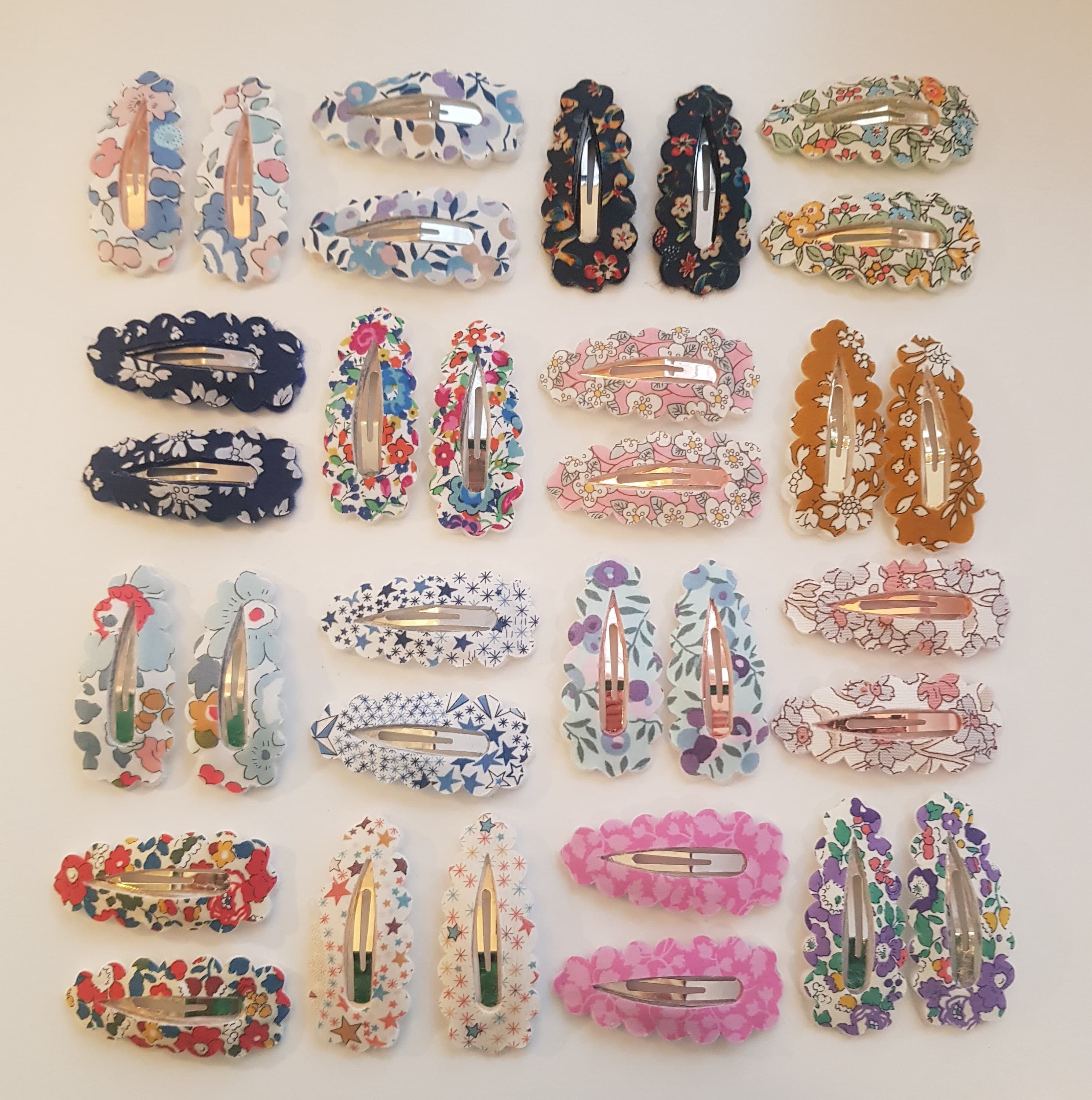 Floral Hair Clips - Image 1