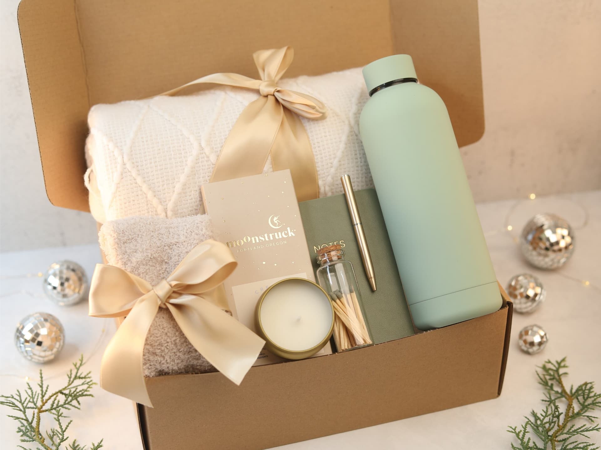 Thank You Gift Basket with Blanket | Gift set for guest |  Business gift set | Customize Tumbler - Image 1