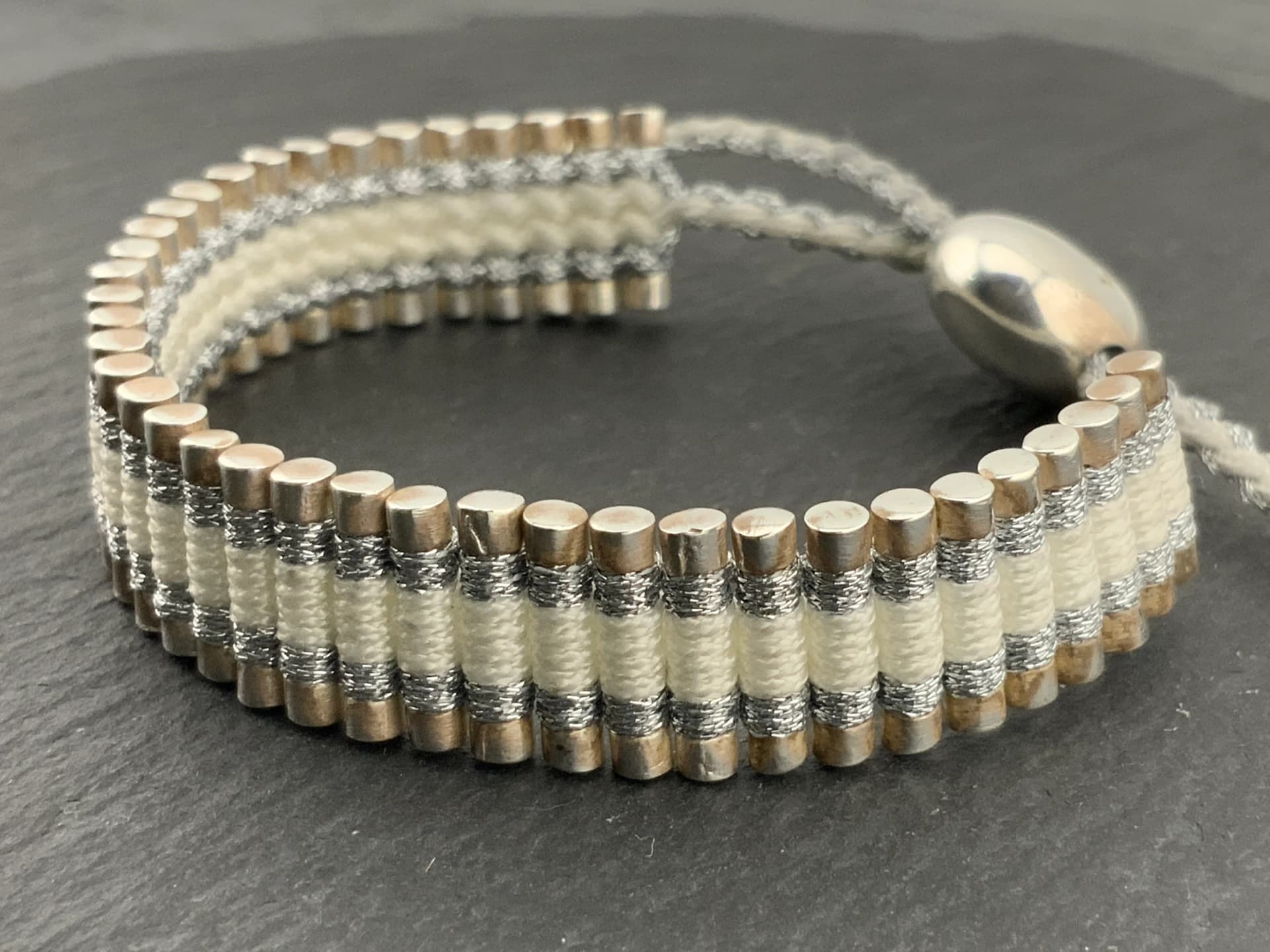 Genuine Links of London Sterling Silver Friendship Bracelet - Image 1