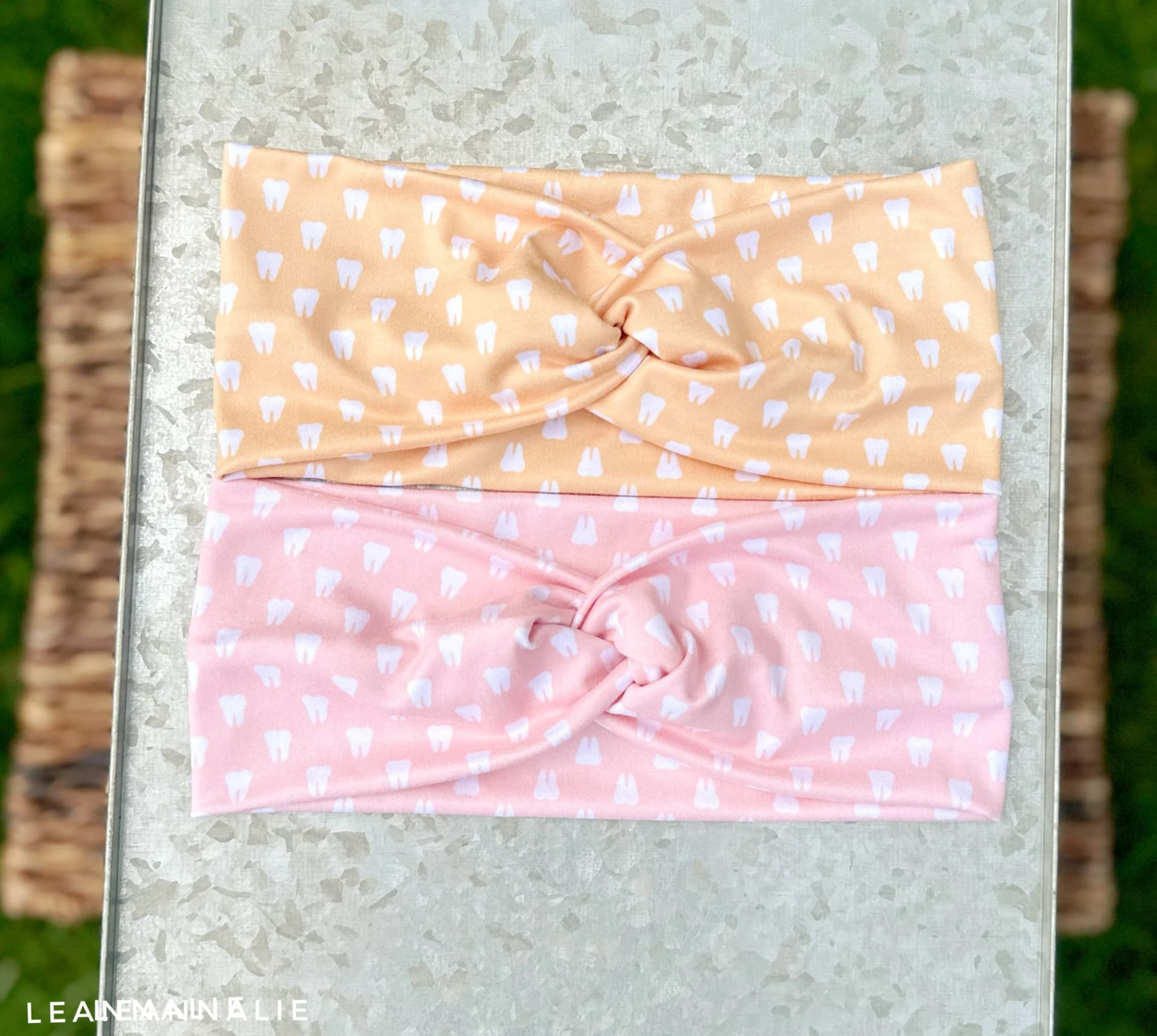 Dental Twist Headbands, Hygienist Headband, Dental Headband, RDA, Dental Hygienist Headband, Dentist Headband, Tooth Headband, Dental Grad - Image 1