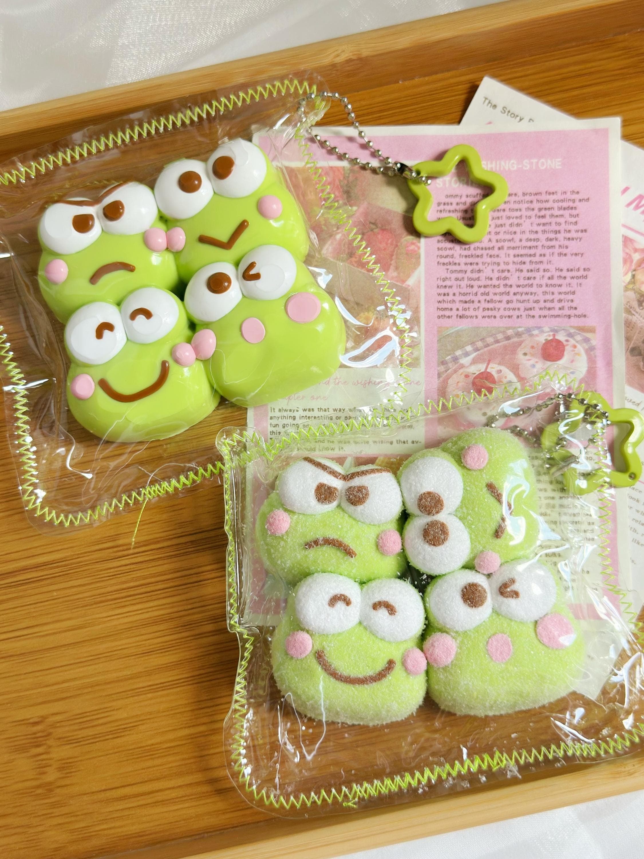 Keroppi Emotions Handmade Taba Squishy Toy | Stress Reliever | Unique Fun | Slime Toy | Gift Idea