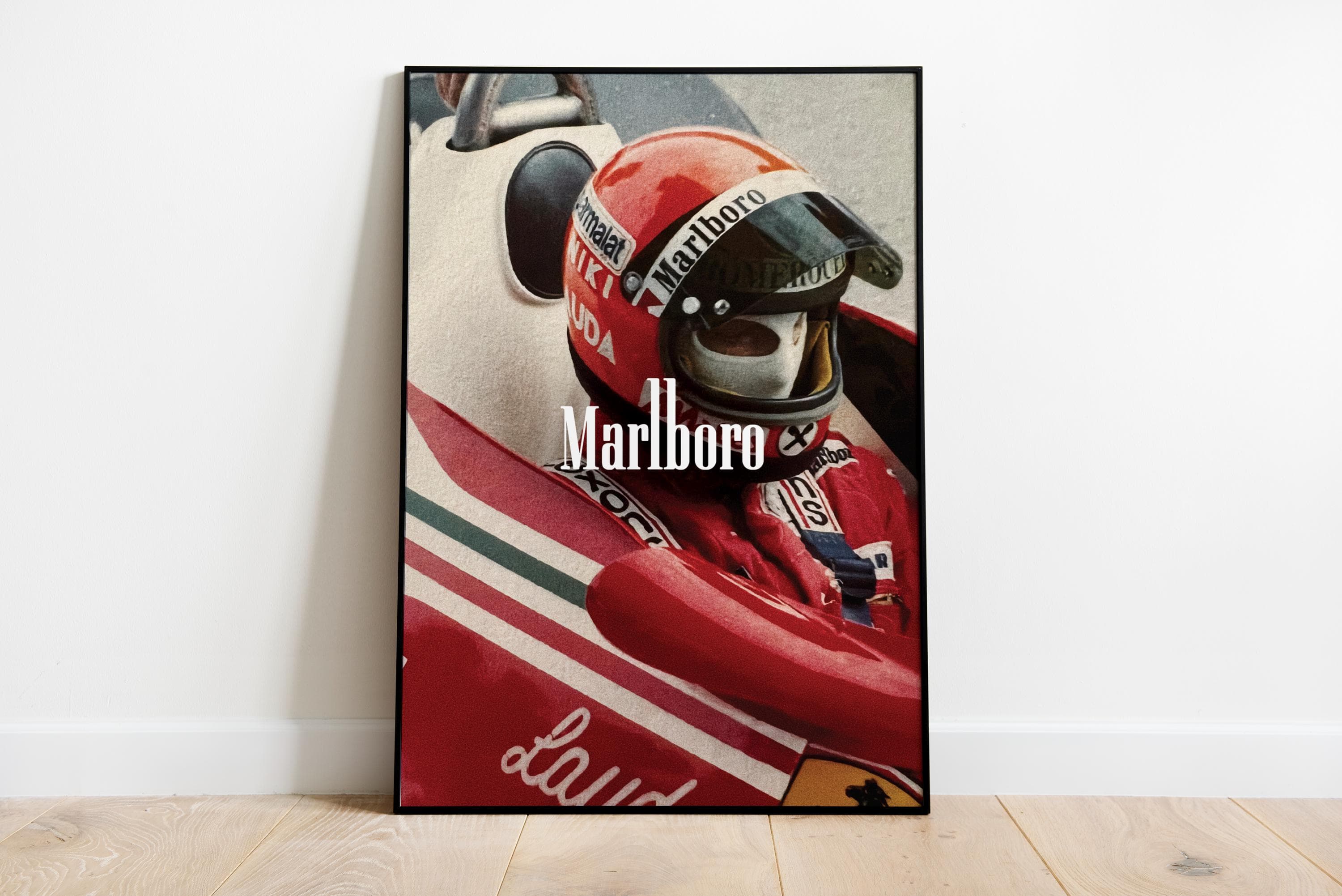 Vintage F1 Marlboro Poster | Vintage F1 | Framed Print | Wall Art