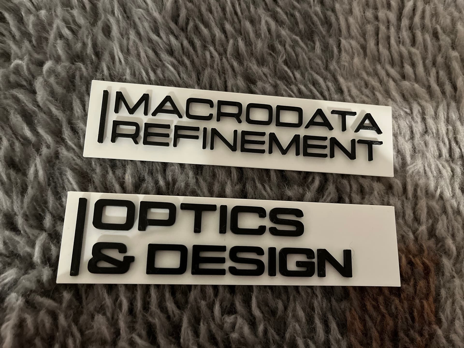 Two-Pack Macrodata Refinement and Optics Design sign O&D bundle - Image 1