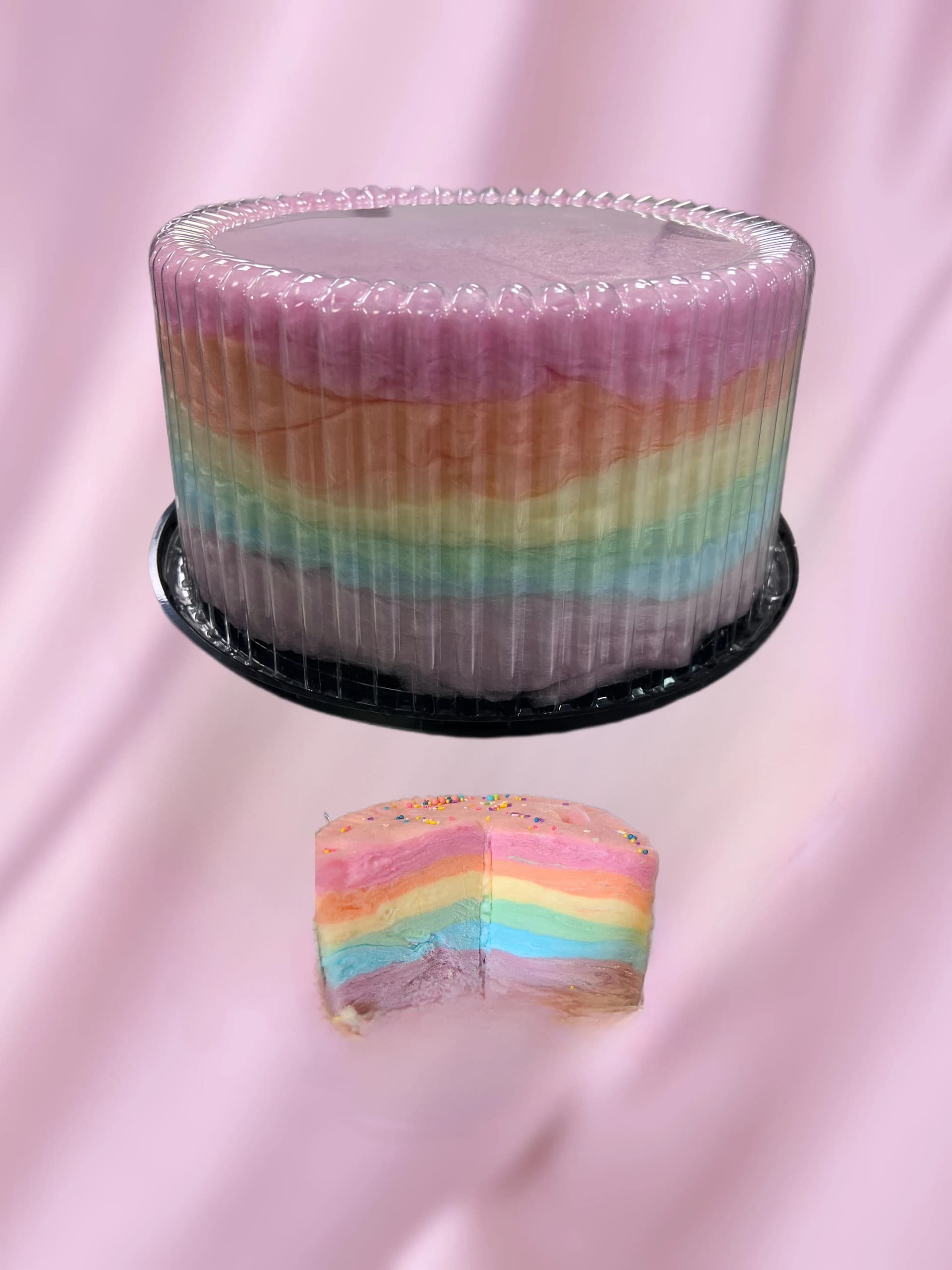 Fresh Cotton Candy Layered Cake, Birthday/Special Occassions/Baby Shower/Wedding Shower/Weddings - Image 1