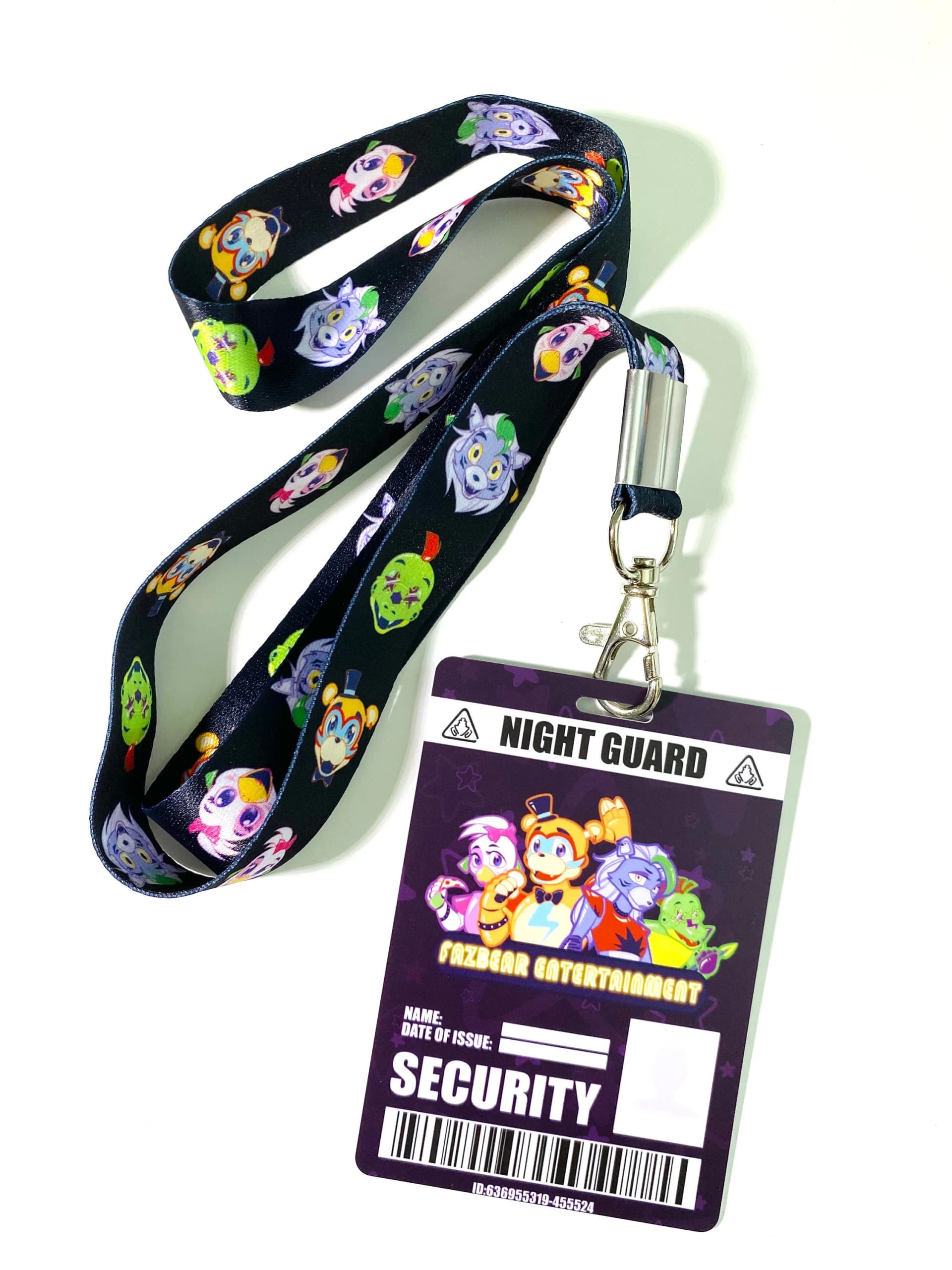 FNAF Security ID Card and (Optional) Lanyard - Image 1