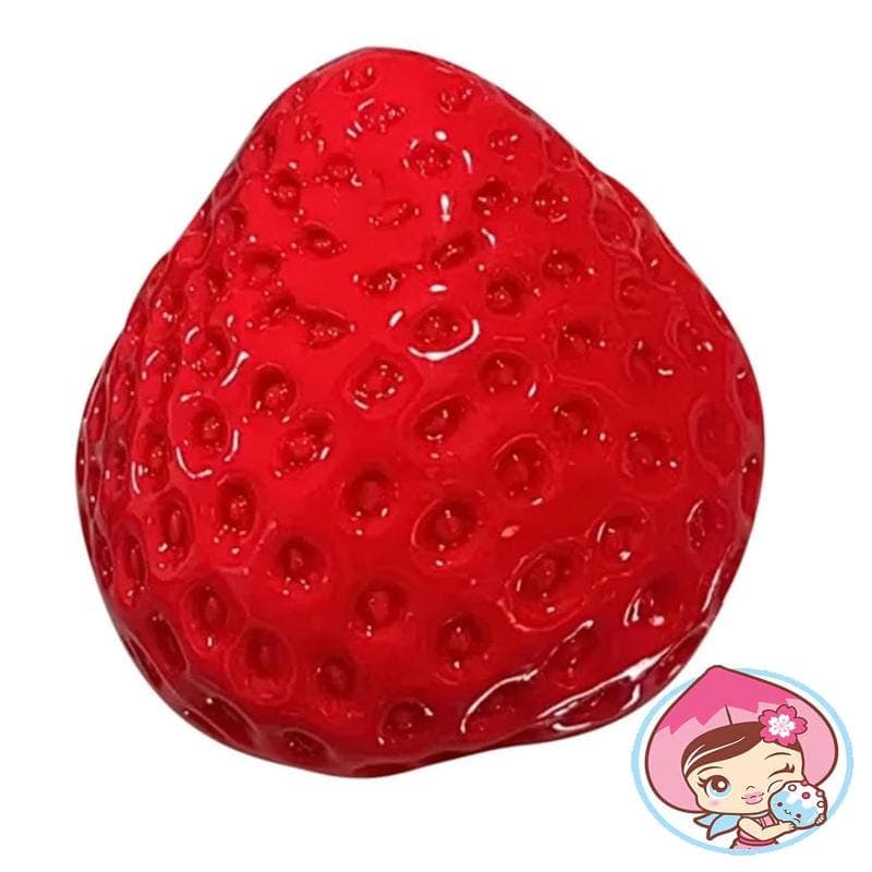 Handmade Taba Squishy - Red Strawberry