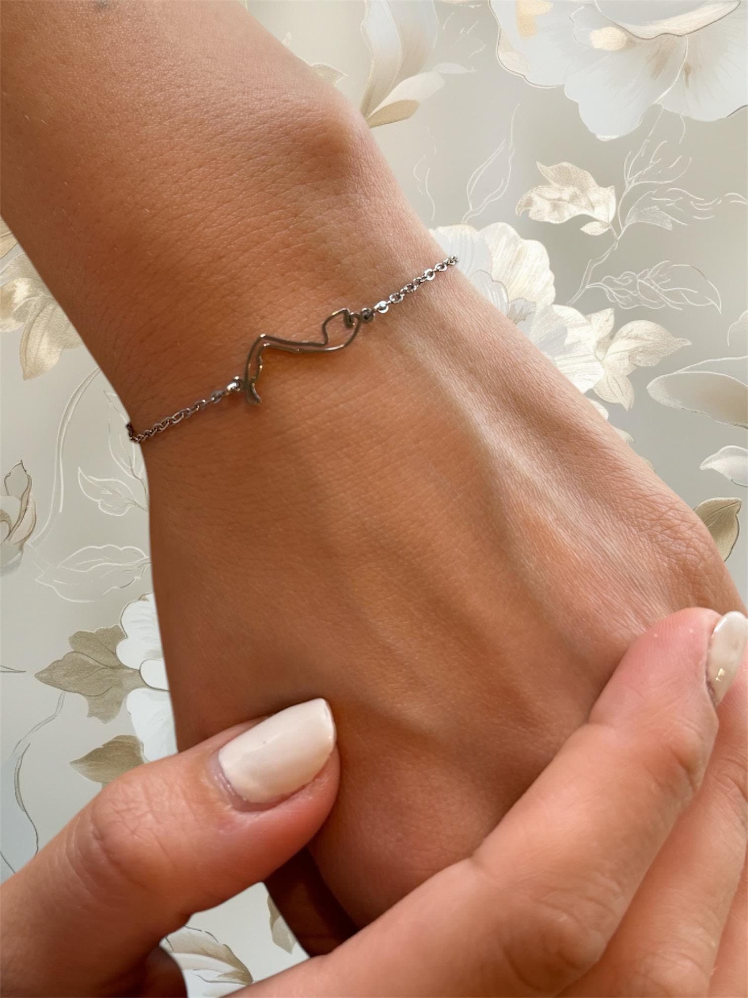 Circuit de Monaco Pendant Bracelet Gold/Silver