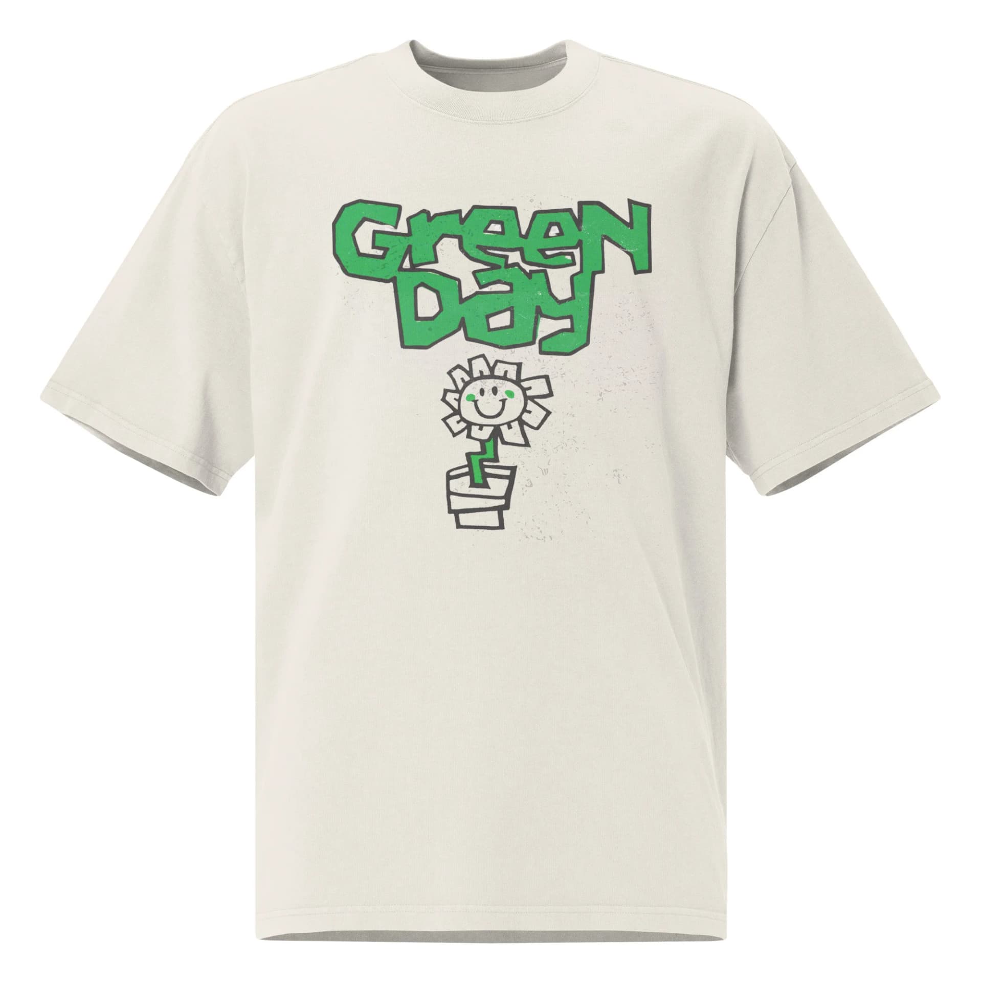 Green Day Kerplunk Oversized Vintage Wash Tee - Image 1