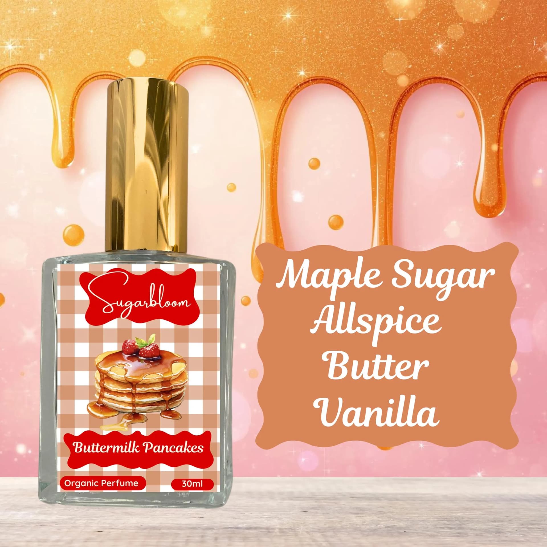 Buttermilk Pancakes | 30ml Organic Perfume | 15ml Sample Spray | 10ml Roll On Perfume Oil - Image 1