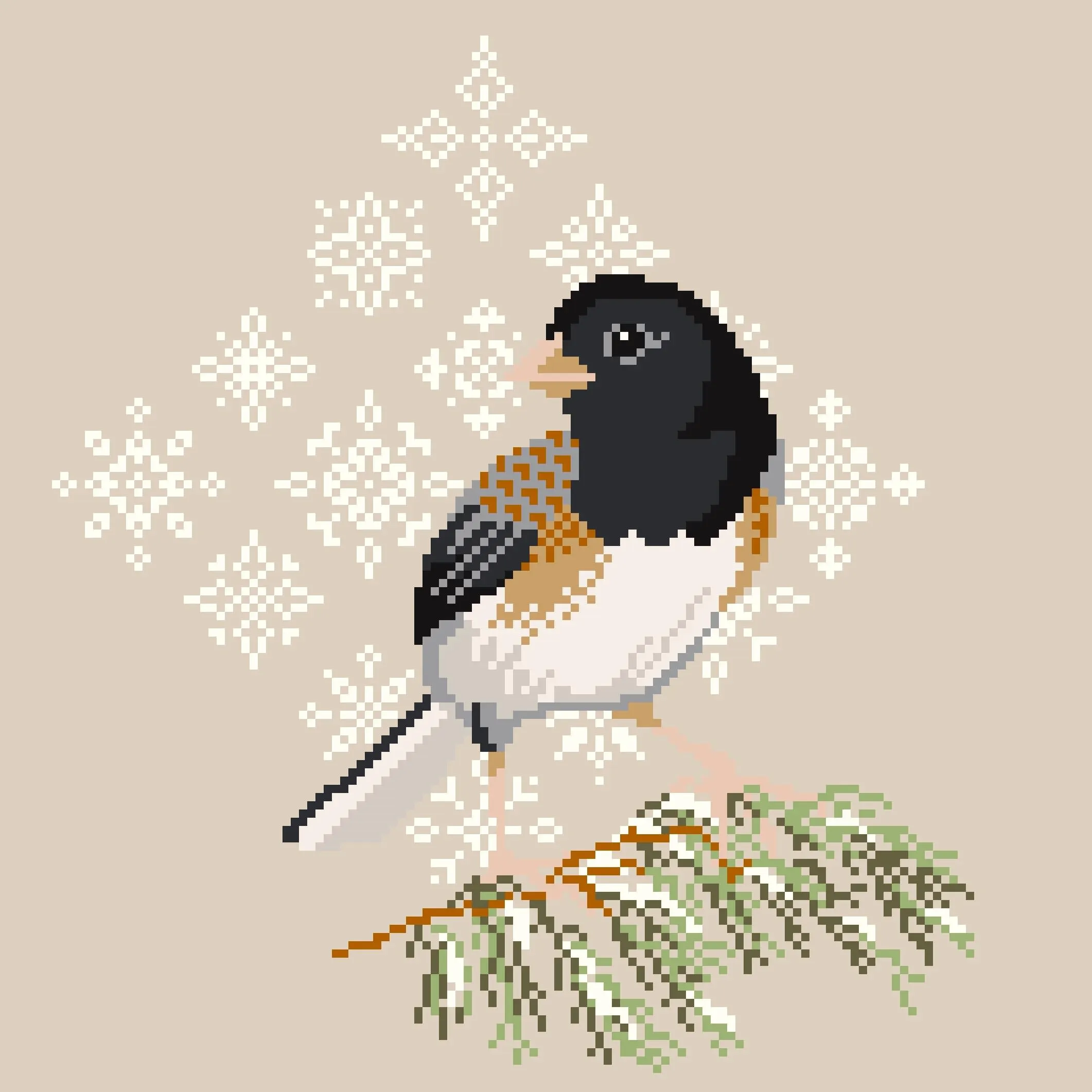 First Frost - A Counted Cross Stitch Pattern - Image 1