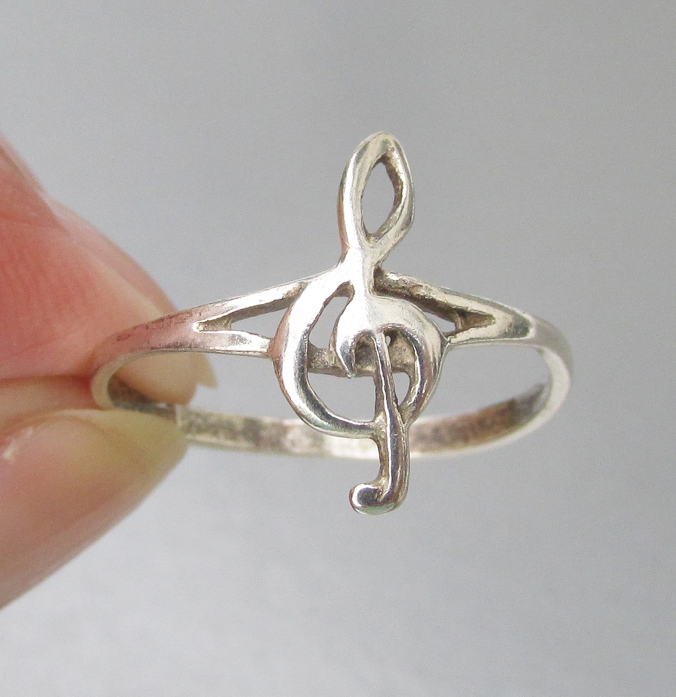 Treble Clef Ring - Image 1