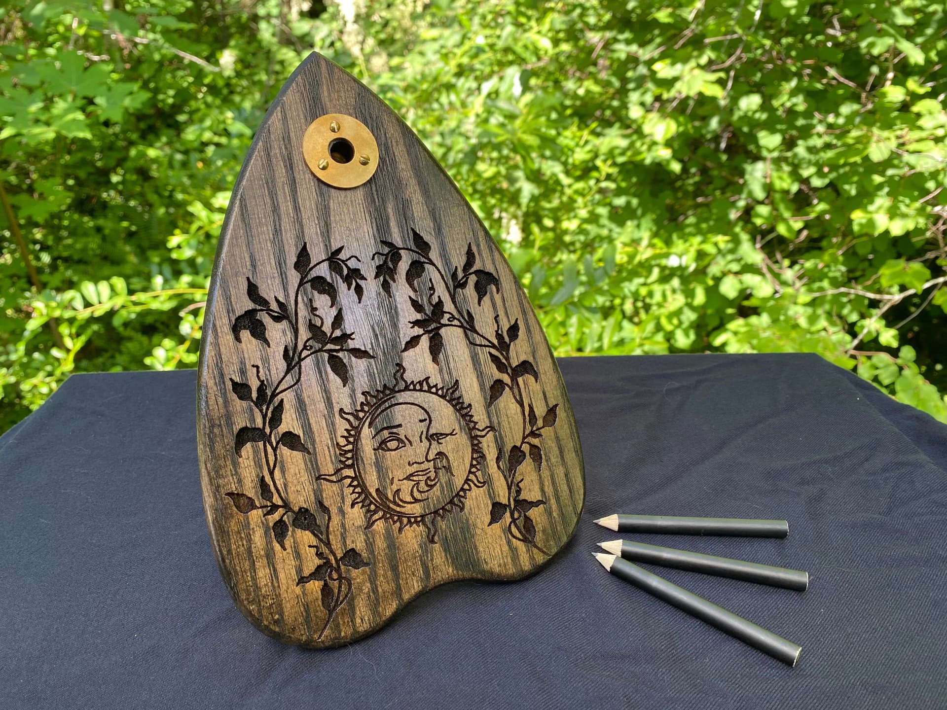 Automatic Writing Planchette - Choose your design/wood - Image 1