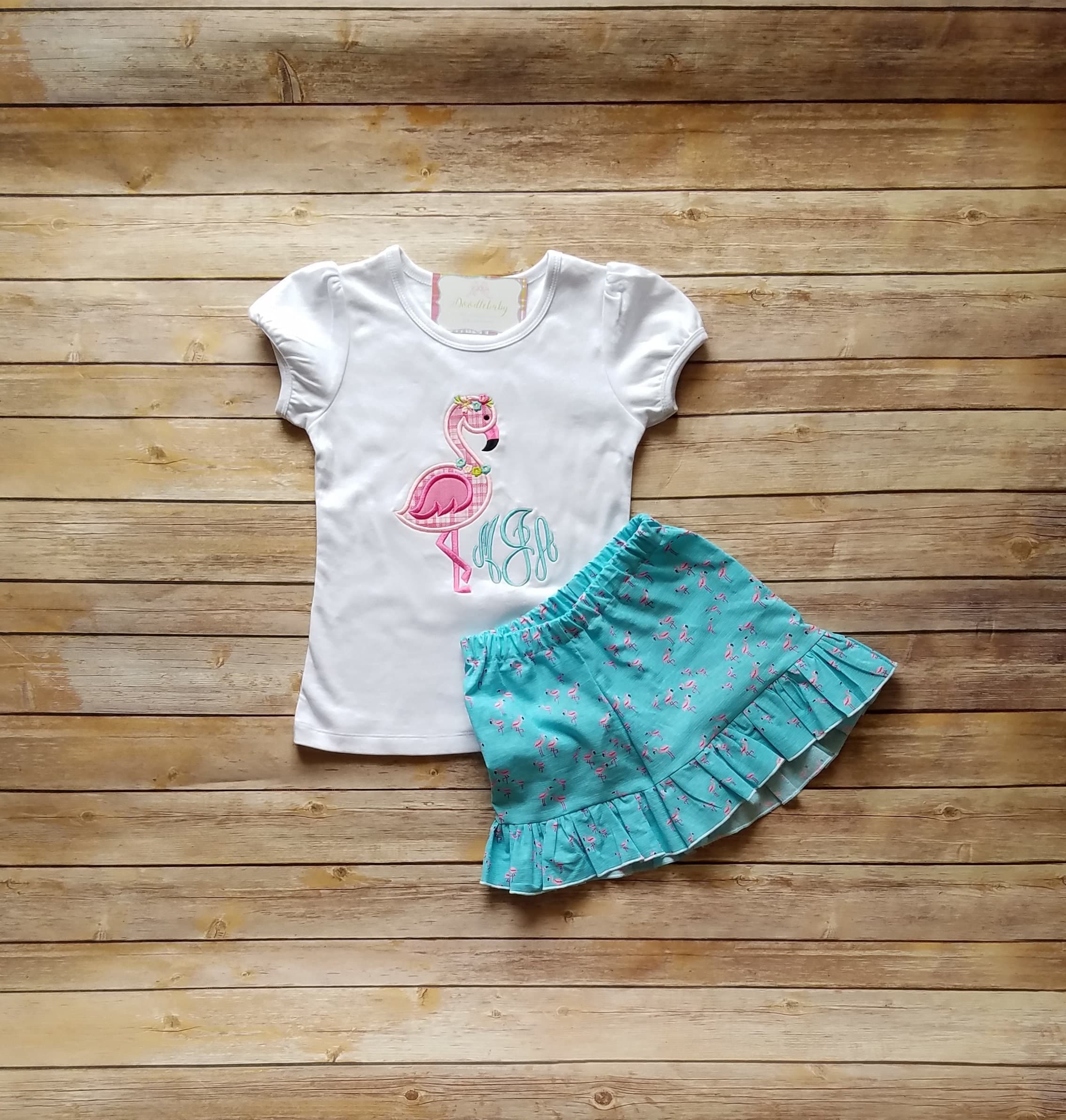 Flamingo Outfit for Girls