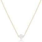 16 Necklace Gold - Signature Cross Small - Turquoise thumbnail 2