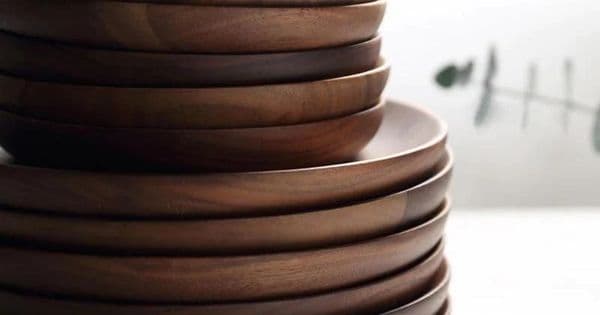 Mili Natural Teakwood Plates thumbnail 7