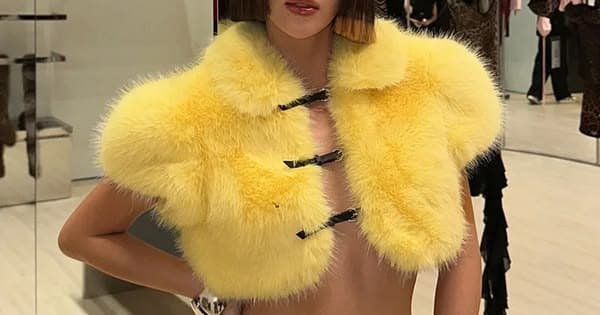 Fashion Cute Women Fur Cardigan Lapel Jackets Tops Short Sleeves Buckle Crop Jacket Outerwear Party thumbnail 7