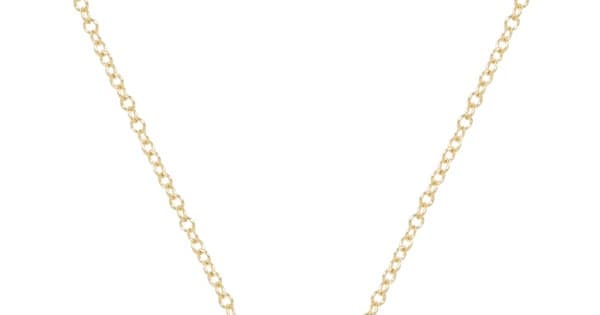 16 Necklace Gold - Signature Cross Small - Turquoise thumbnail 6