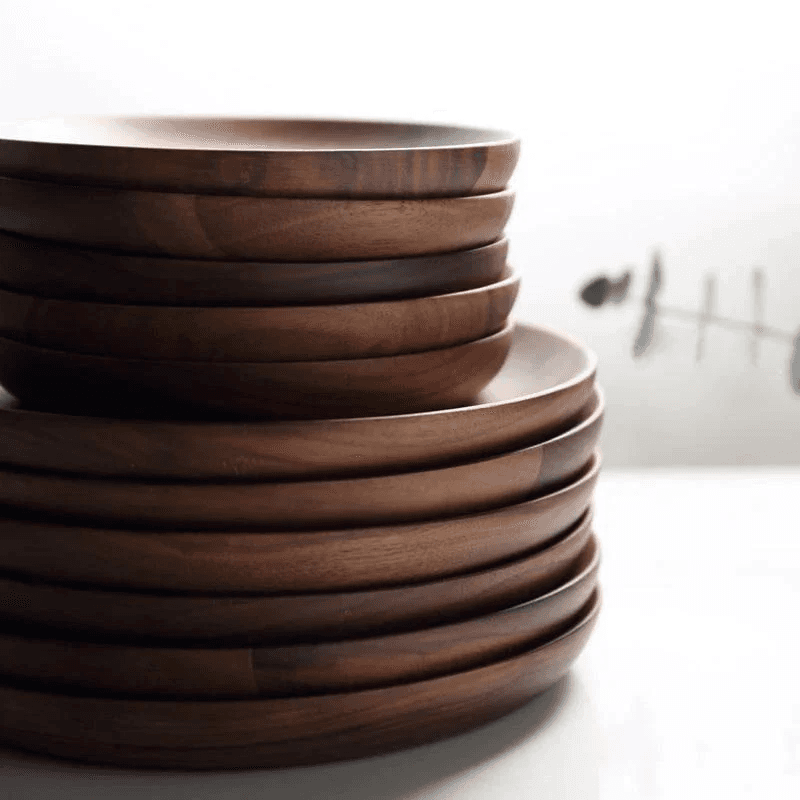 Mili Natural Teakwood Plates thumbnail 8