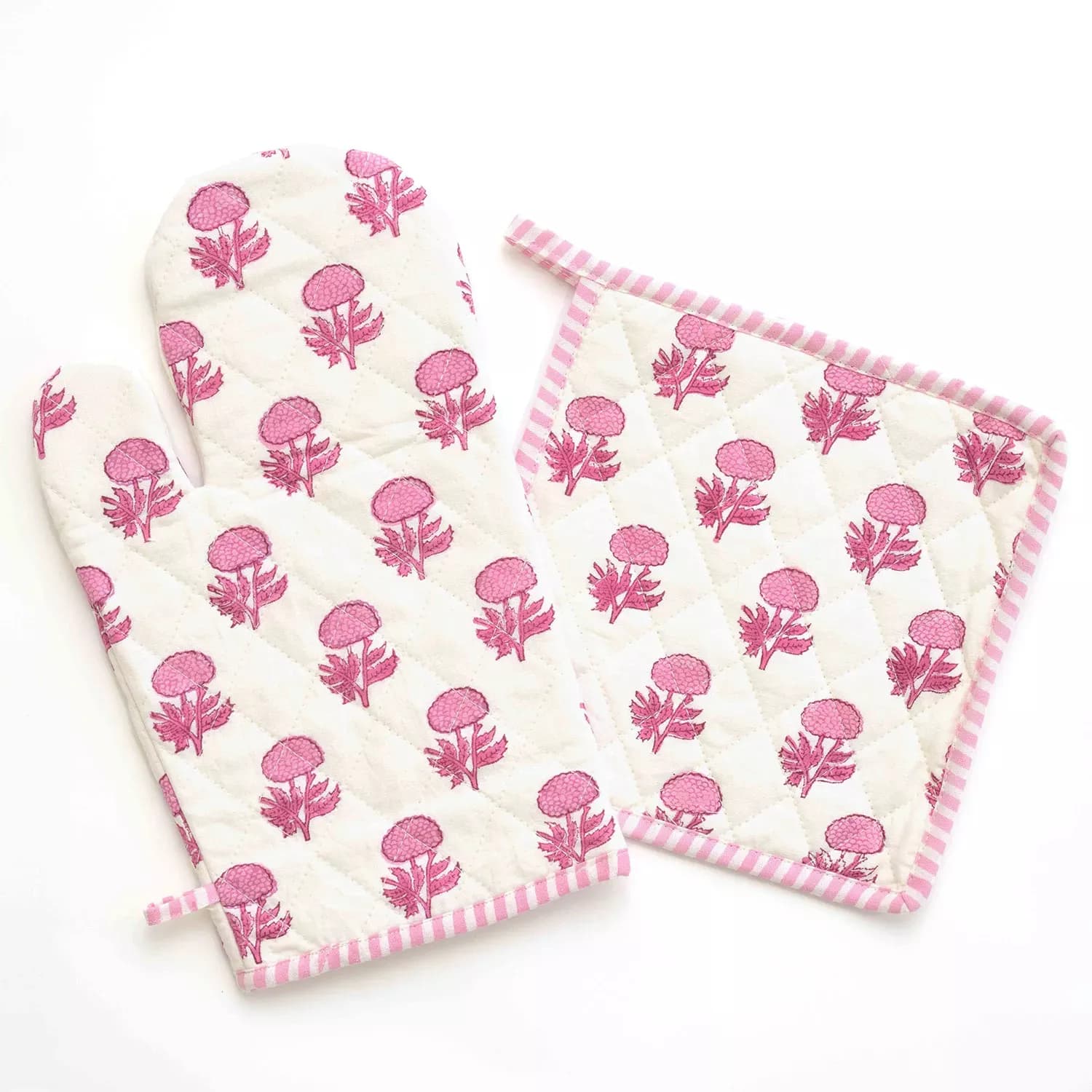 Pomegranate Rose Wine Mitt & Potholder Set thumbnail 8