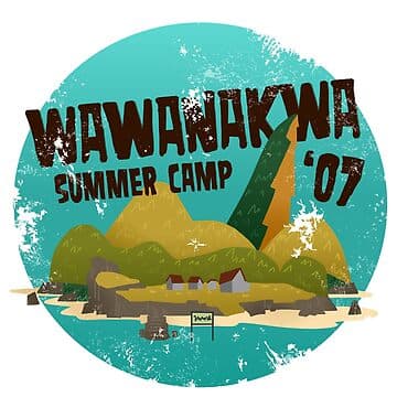 Wawanakwa summer camp | Sticker - Image 1
