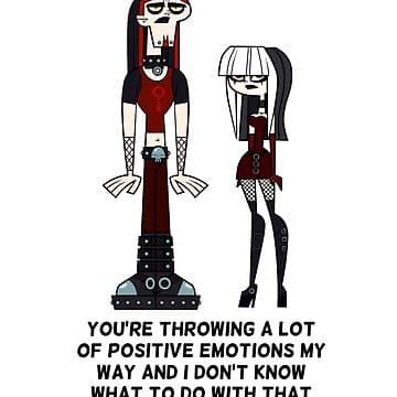 Total Drama Goths (Crimson and Ennui) | Sticker - Image 1
