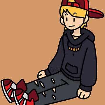 Chilling Junior :o | Sticker - Image 1