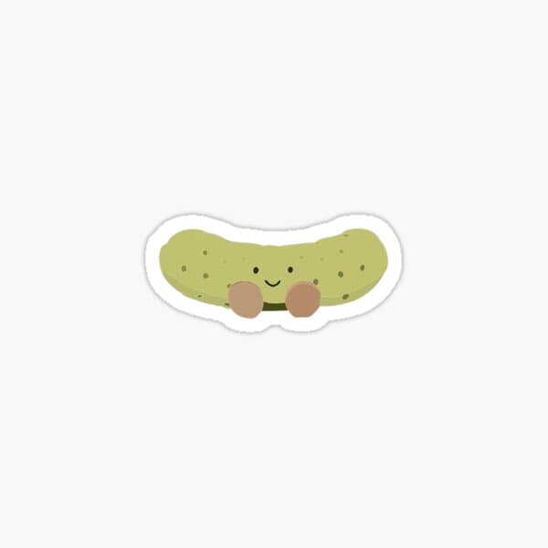 Pickle Jellycat Sticker - Image 1