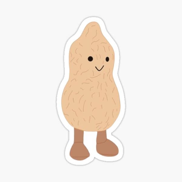 Peanut Jellycat Sticker - Image 1