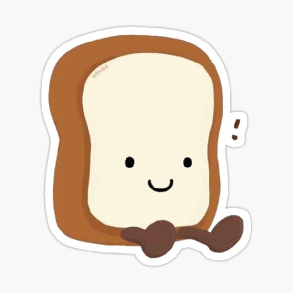 Bread Jellycat Sticker - Image 1