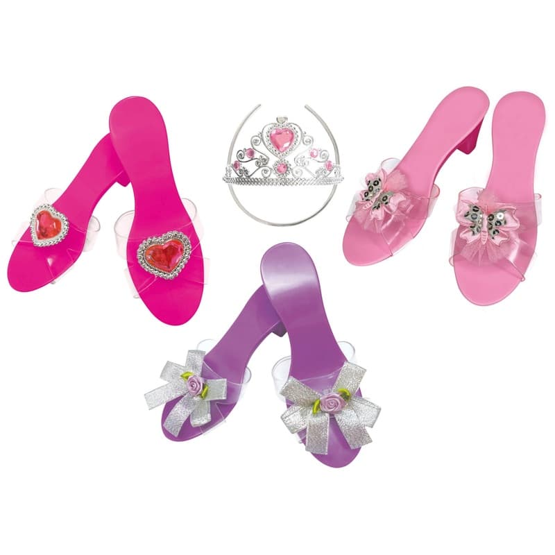 Princess Dress-Up Shoes and Tiara Set - Image 1