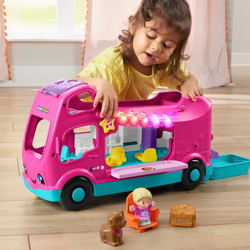 Fisher-Price Little People Barbie Dream Camper Playset - Image 1