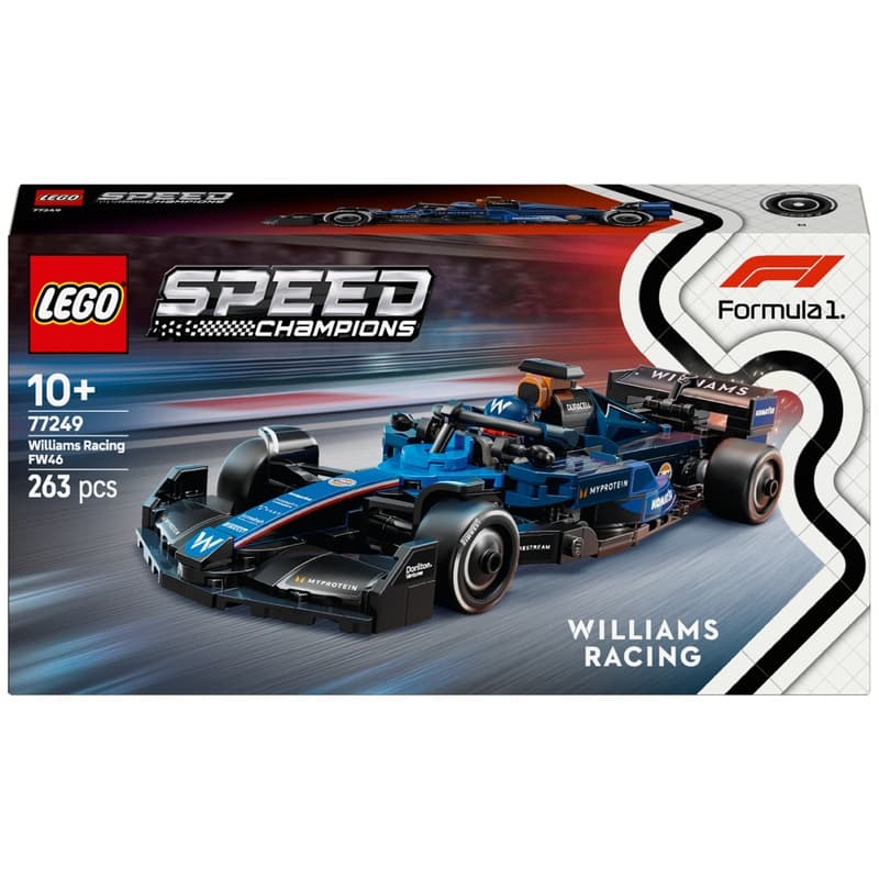 LEGO Speed Champions 77249 Williams Racing FW46 F1 Race Car Set