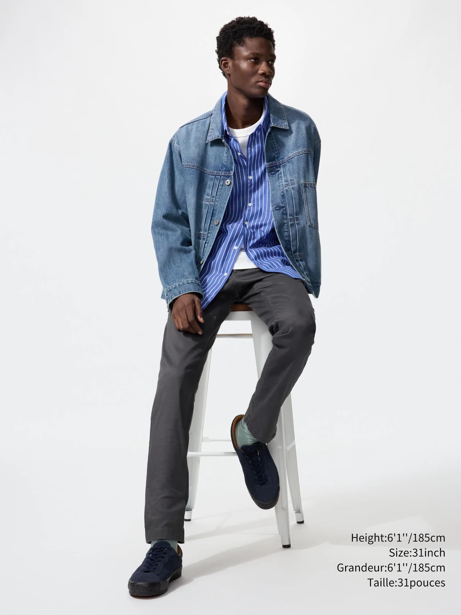 Men's SLIM FIT CHINO PANTS | UNIQLO CA - Image 1