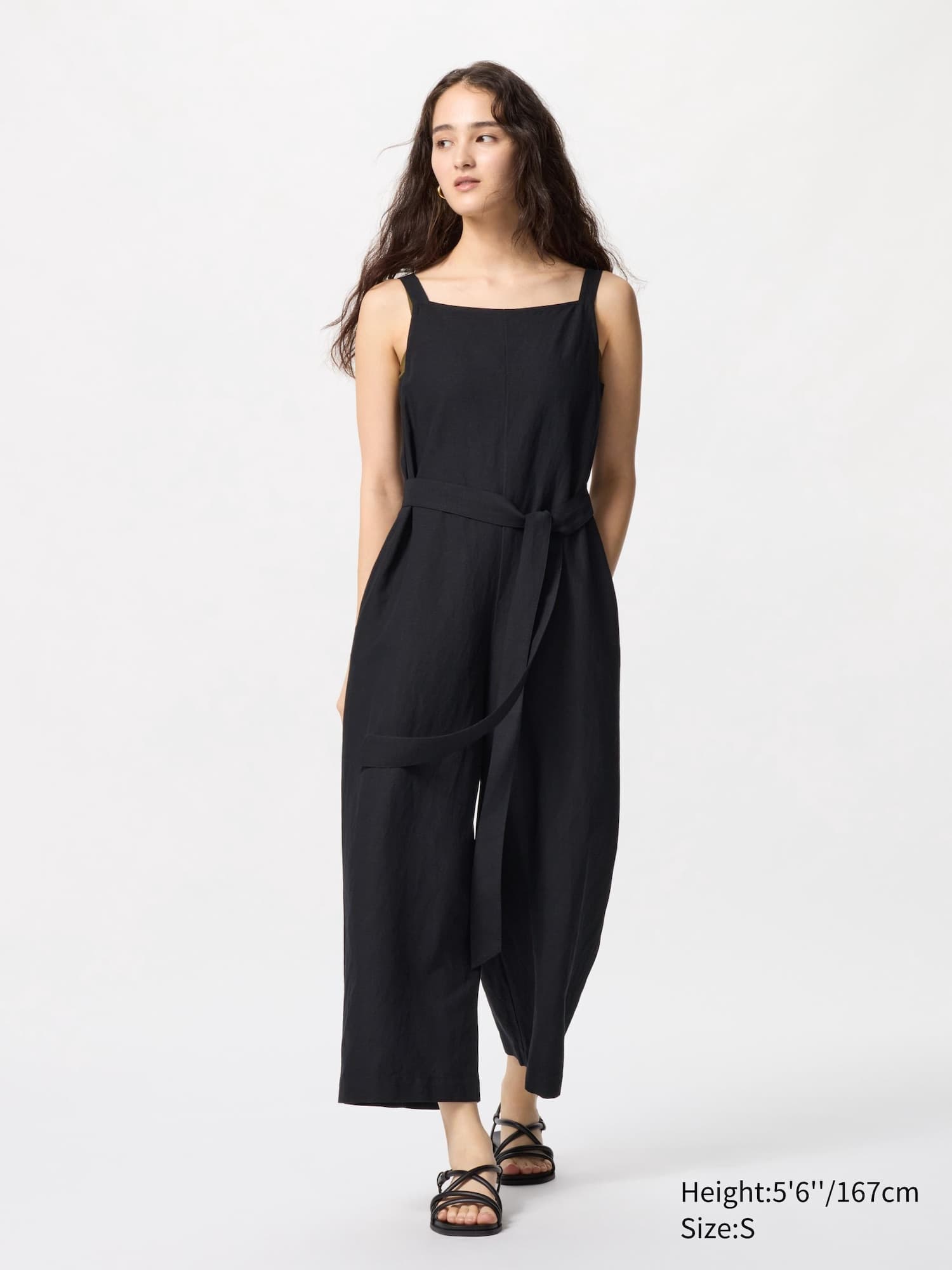Linen Blend Jumpsuit by UNIQLO