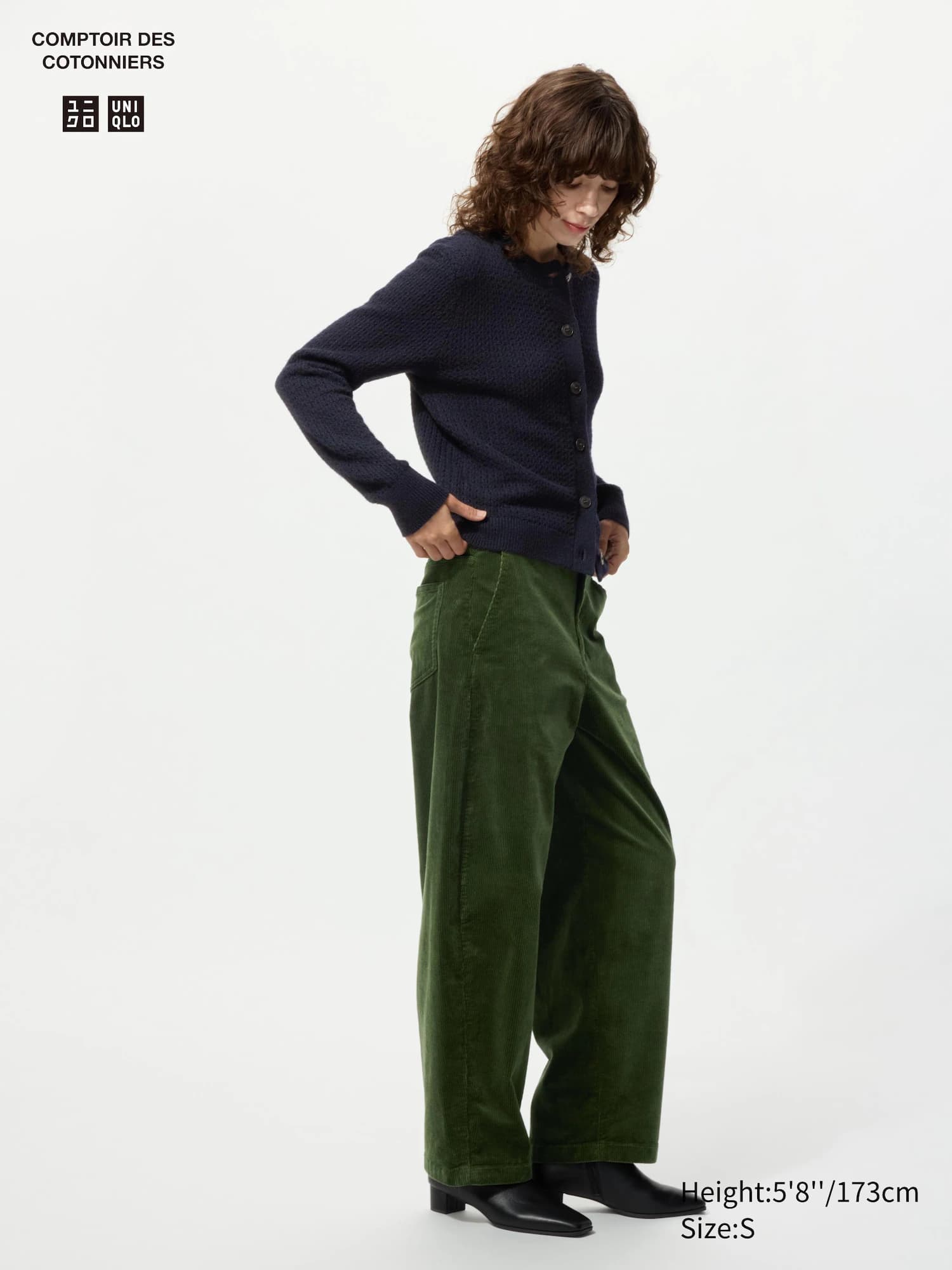 Corduroy Barrel Pants | UNIQLO US - Image 1