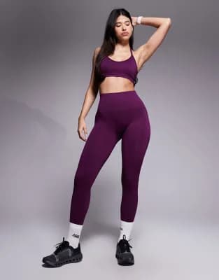 4505 seamless co-ord in plum | ASOS - Image 1