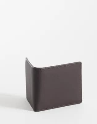 Mango classic faux leather wallet in brown - Image 1