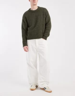 Tommy Jeans Theo baggy jeans in white - Image 1