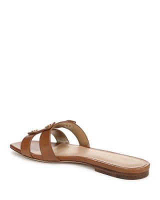 Women's Via Leather Slide Sandals    thumbnail 5