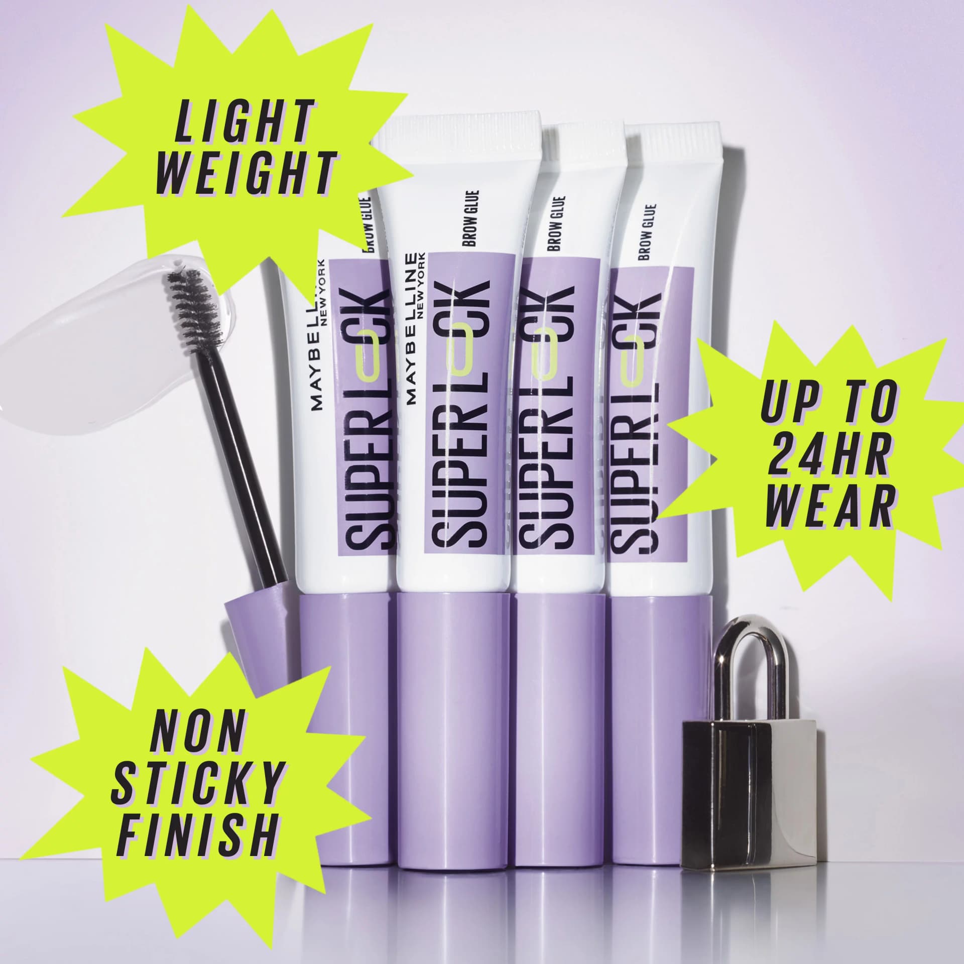 Maybelline Eyestudio Super Lock Brow Glue Eyebrow Gel - Clear thumbnail 5