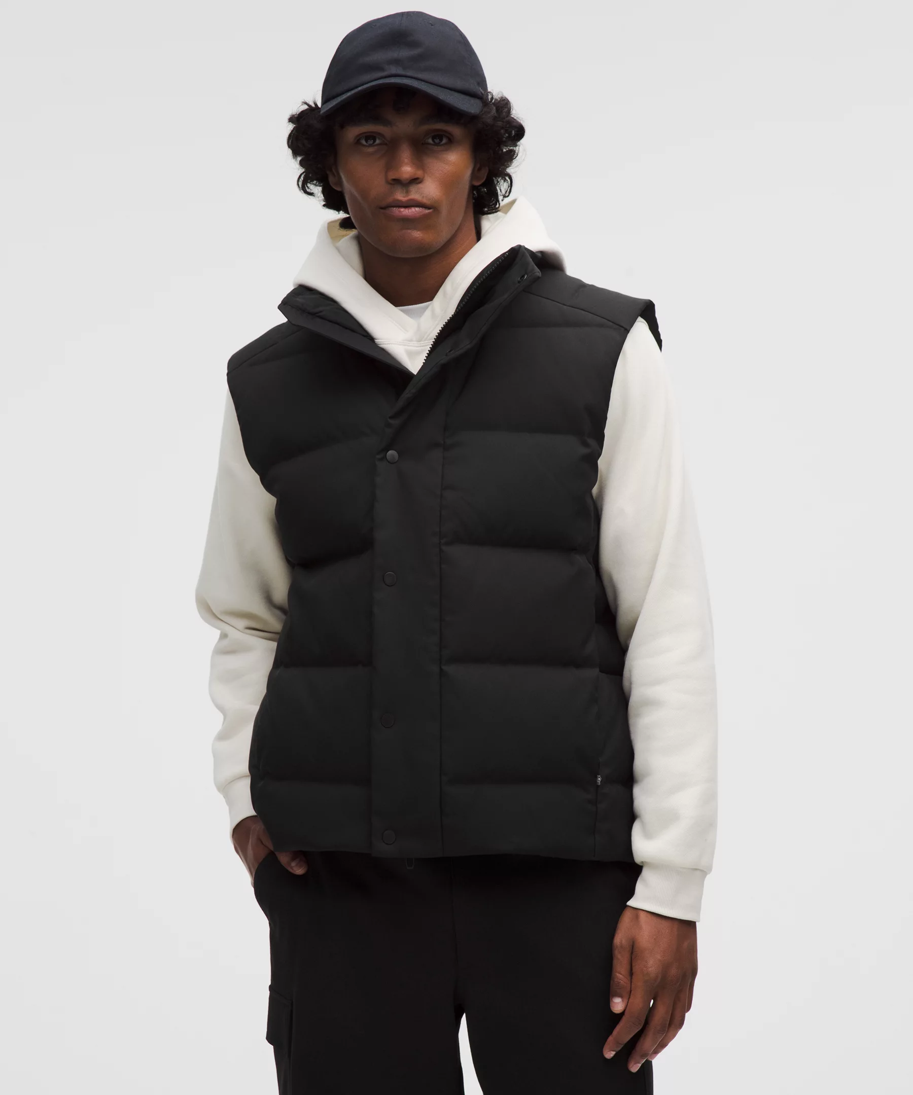 Wunder Puff 600-Down-Fill Vest *Tech Canvas - Black - L - Image 1