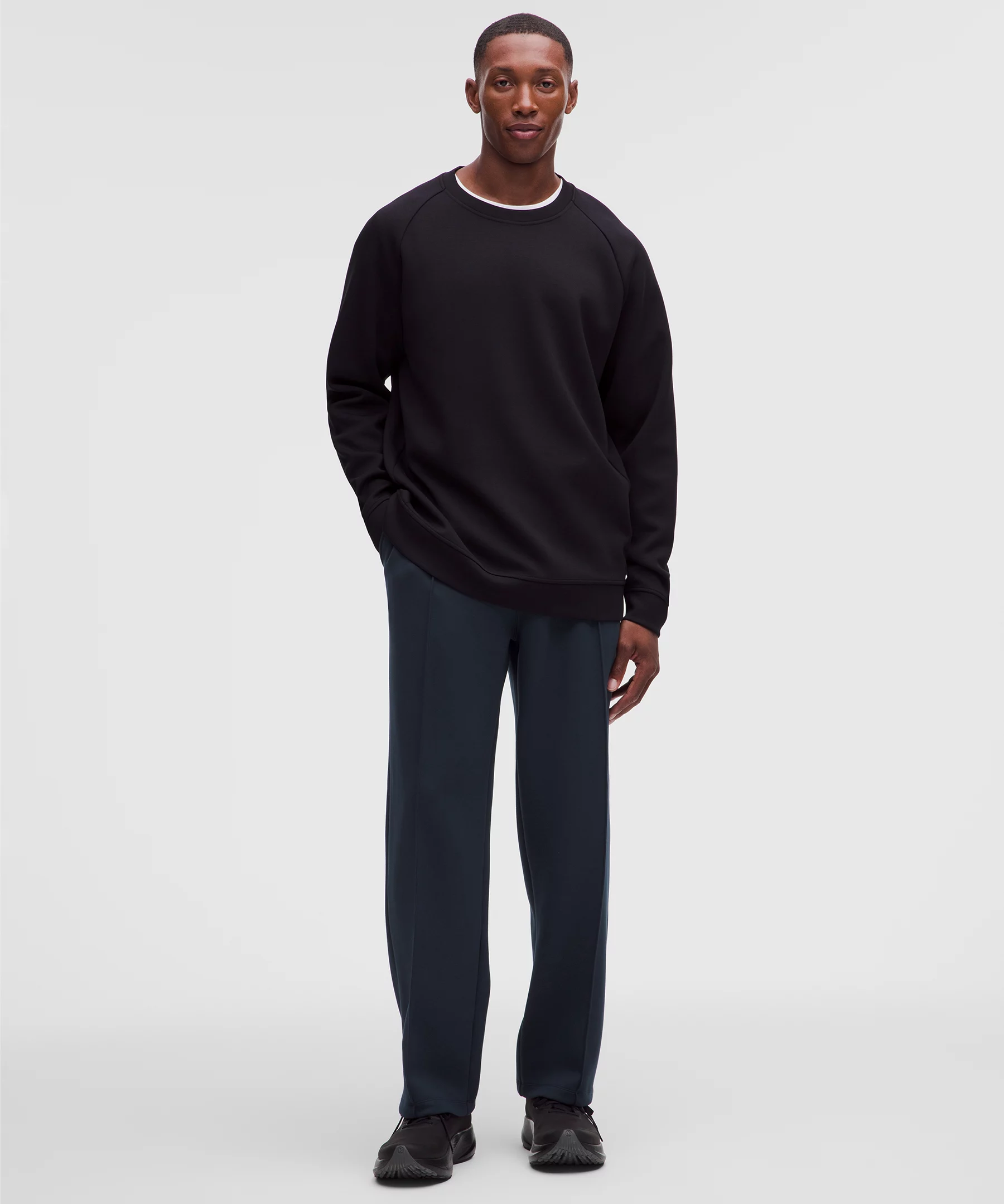 Smooth Spacer Pintuck Pant *Regular - True Navy - M - Image 1