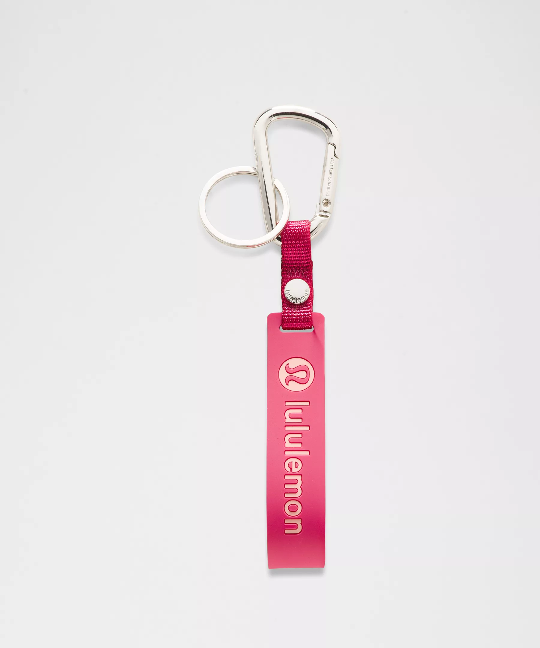 Silicone Keychain - Raspberry Coulis/Bright Coral - ONE SIZE - Image 1